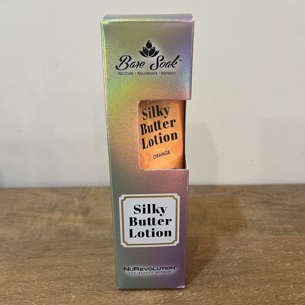 Bare Soak Silky Butter Lotion Orange Hydrating & Nourishing Skincare New Sealed